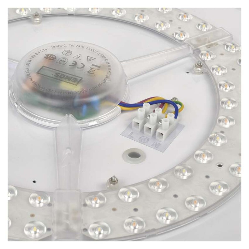 LED prisadené svietidlo SABI, kruhové 45W, stmiev.so zmenou CCT