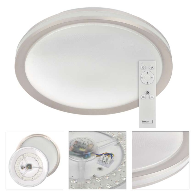 LED prisadené svietidlo SABI, kruhové 45W, stmiev.so zmenou CCT