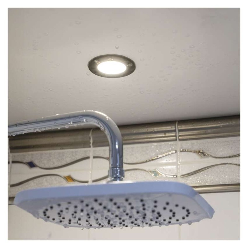 Oczko LED LORI czarne, okrągłe, 4,5W CCT