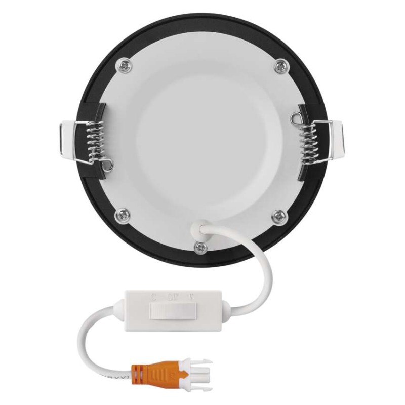 LED-Einbauleuchte NEXXO, rund, schwarz, 7W, mit Change CCT