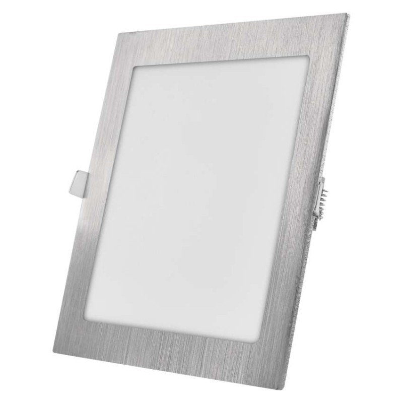 LED panel NEXXO, vgradni,  kvadratni, srebrn, 18W, nastavljiva CCT
