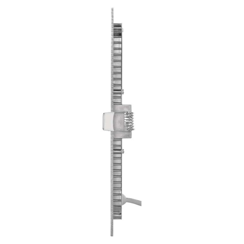 LED panel NEXXO, vgradni,  kvadratni, srebrn, 18W, nastavljiva CCT