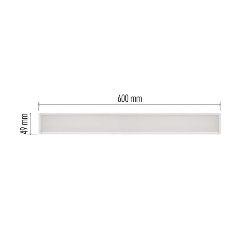 LED lineárne svietidlo ORTO 19W, neutrálna biela