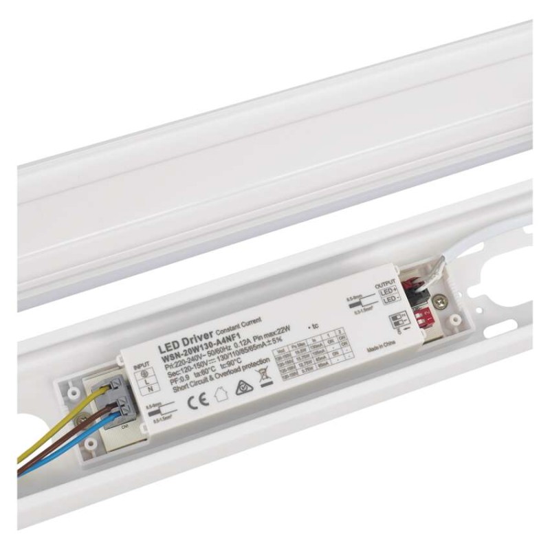 LED lineárne svietidlo PANO 20W, neutrálna biela