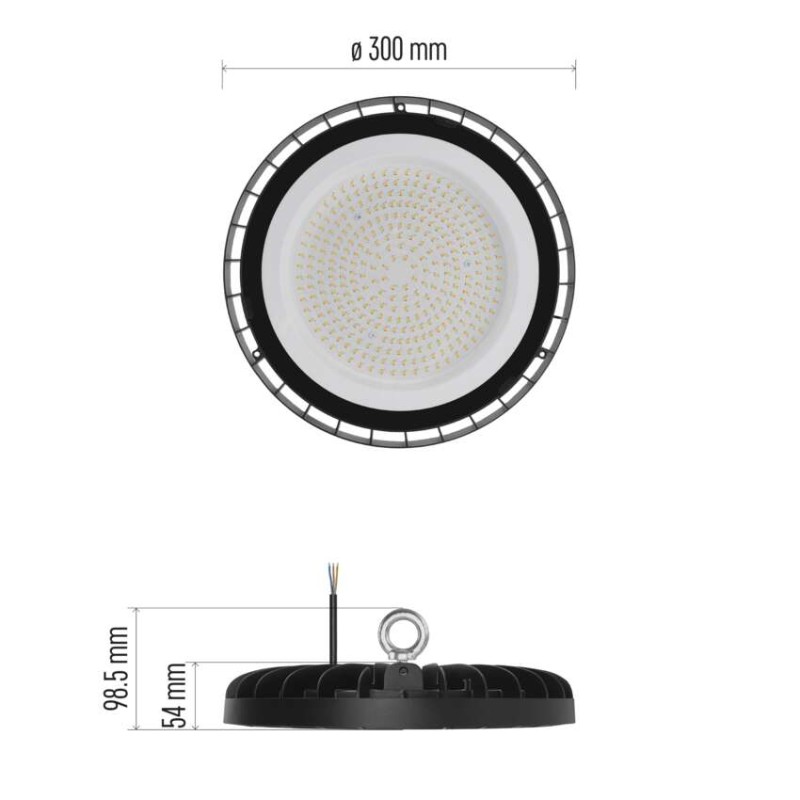 LED-tööstuslik rippvalgusti High Bay CORUS, 225W, neutraalne valge, IP65