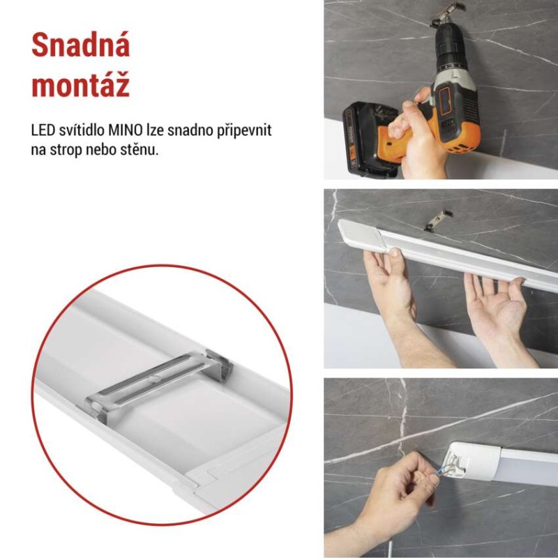 LED lineární svítidlo MINO 20W neutrální bílá