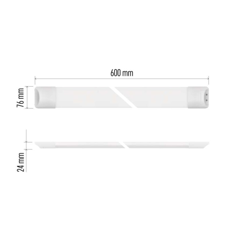 LED lineáris lámpatest MINO 20W, semleges fehér