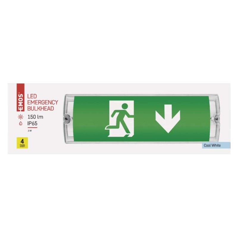 LED-Notleuchte 3W 3H IP65 