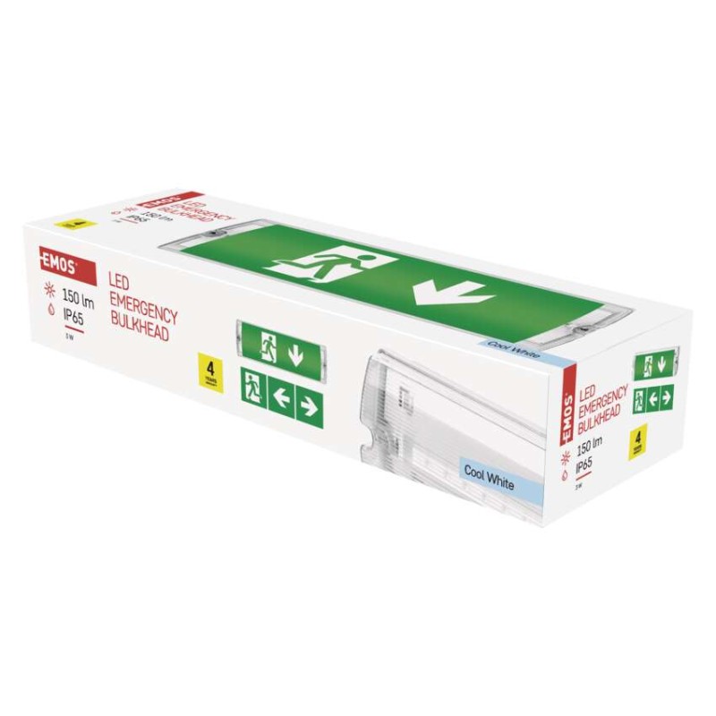 LED-Notleuchte 3W 3H IP65 