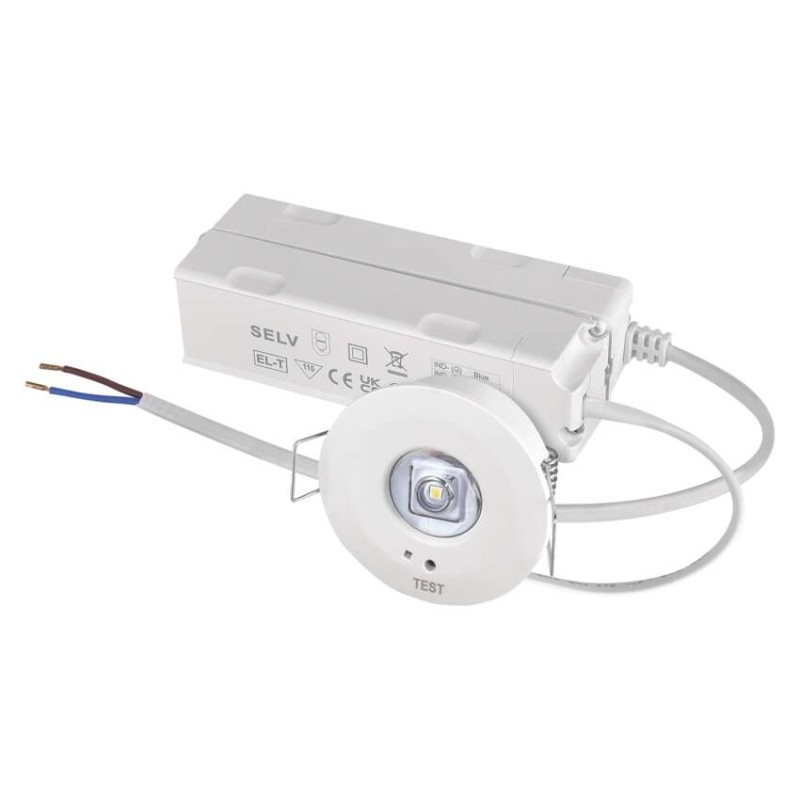 LED avārijas gaismeklis ORSU, 1W, 130lm, 3 h