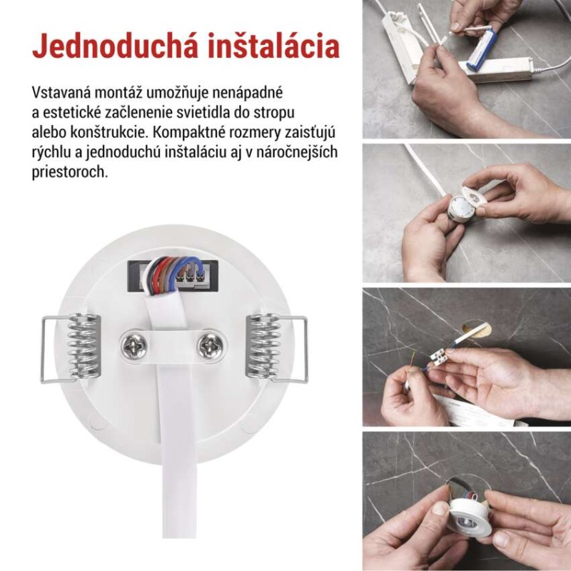 LED Núdzové svietidlo ORSU 1W 130lm 3h