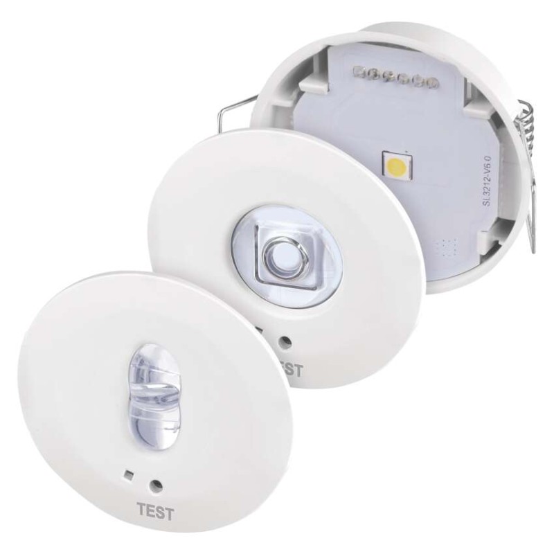 LED avārijas gaismeklis ORSU, 1W, 130lm, 3 h