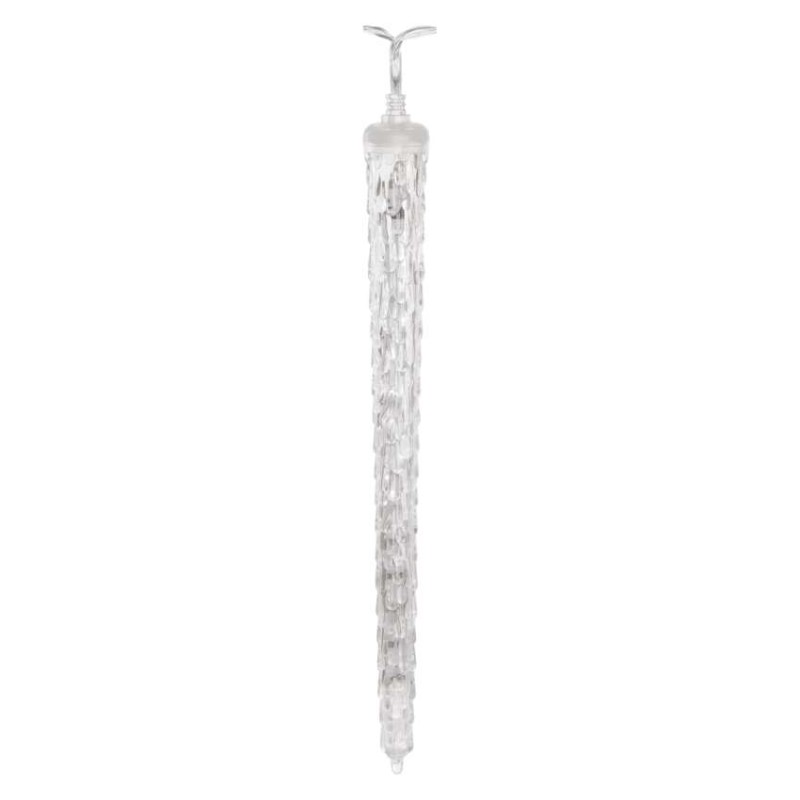 Dekoracje - 140 LED 10x sopel 29 cm 3,6 m, zimna biel, IP44