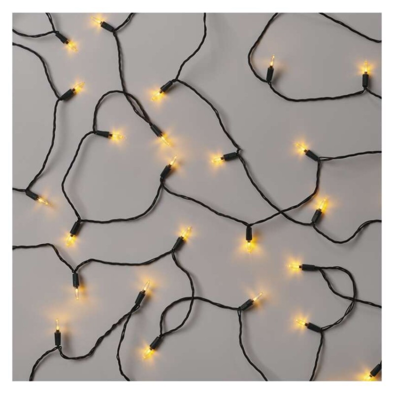 LED Weihnachtliche Lichterkette – traditionell, 17,85 m, Außen und Innen, Vintage