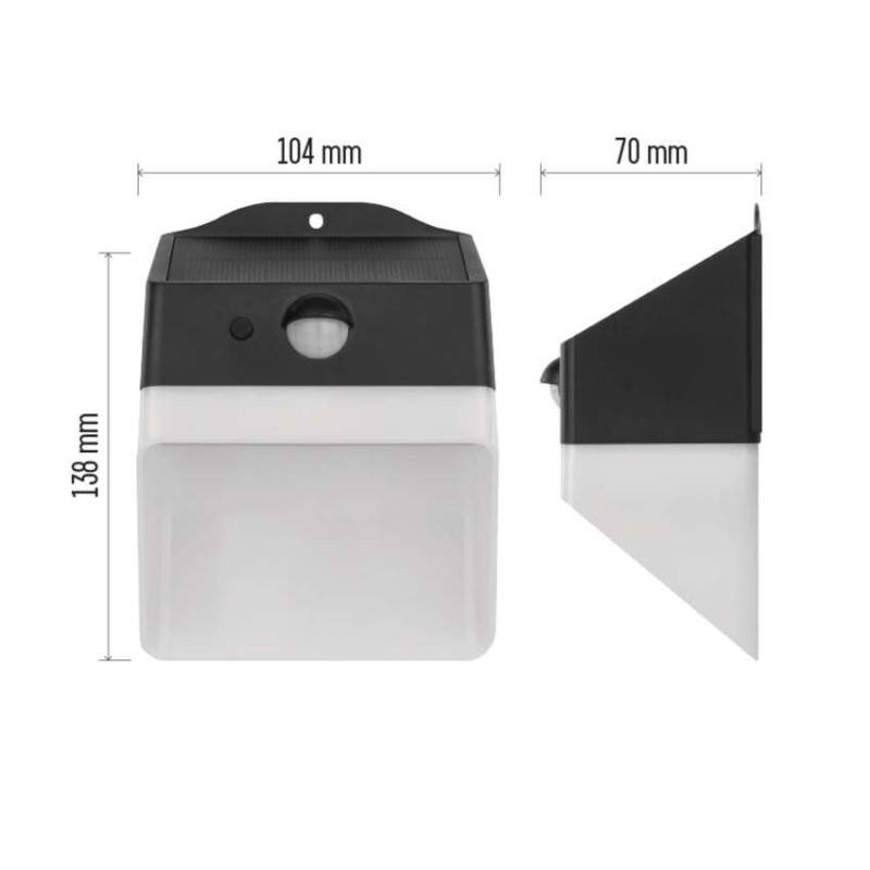 LED-Leuchte LUNIS mit PIR, neutralweiss