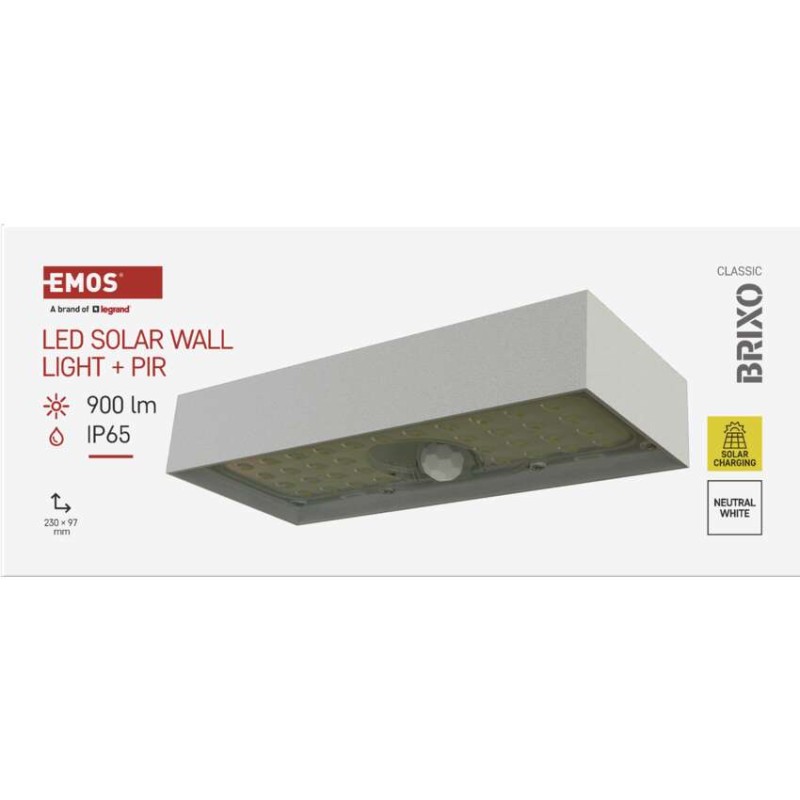 LED-Leuchte BRIXO mit PIR, neutralweiss