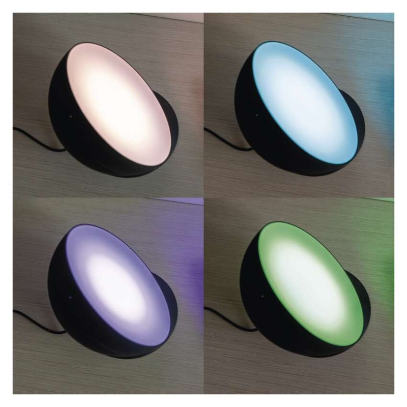 GoSmart LED apkārtējā apgaismojuma lampa, melna, silti balta–auksti balta/ RGB, WiFi
