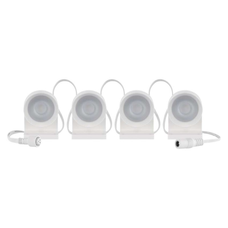 GoSmart LED-Strahler - 85 cm Kette, 4 Teile, 7 W, RGBIC+CCT, dimmbar, WiFi