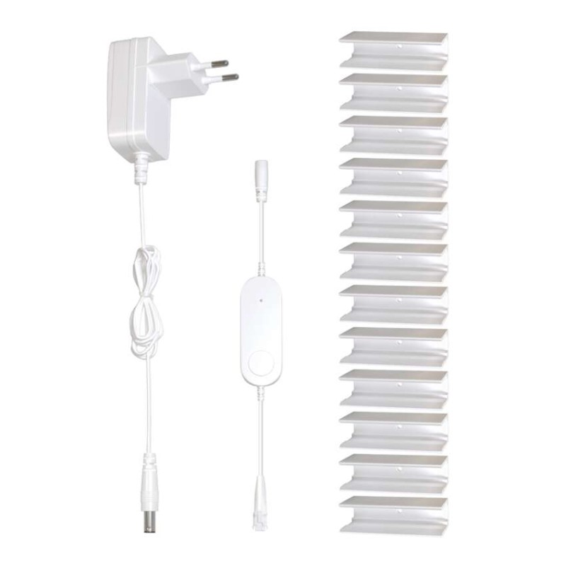 GoSmart Rugalmas LED szalag NEON fehér, 5 m, 33 W, RGBIC dimmelhető, WiFi