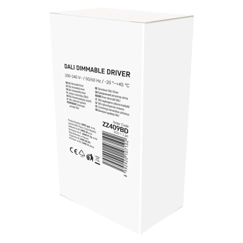 DALI Driver pre LED svietidla CC 1050mA 40W