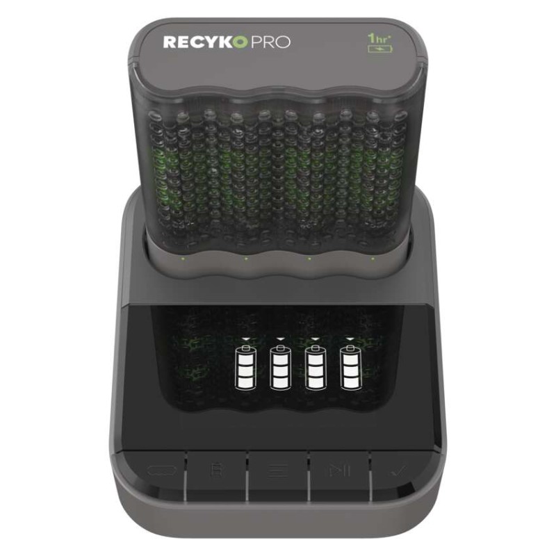 GP Pro akkumulátor töltő P461+4xAA ReCyko Pro + dokkoló