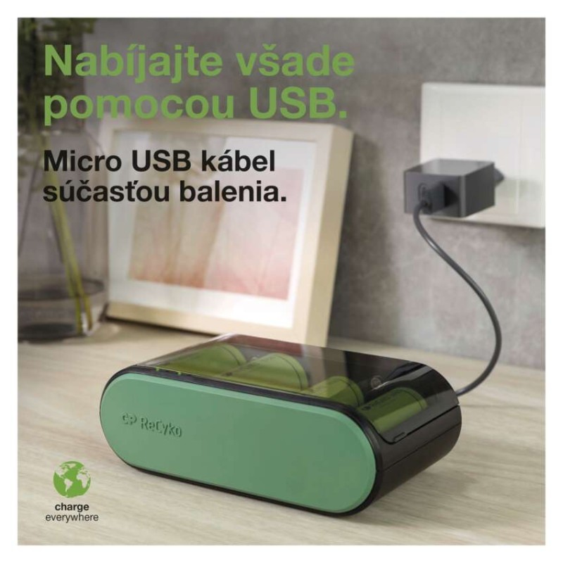 Univerzálna nabíjačka batérií GP B631