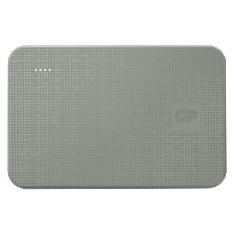 Power bank GP B+ Series, 5 000 mAh, 12 W, zelenošedá