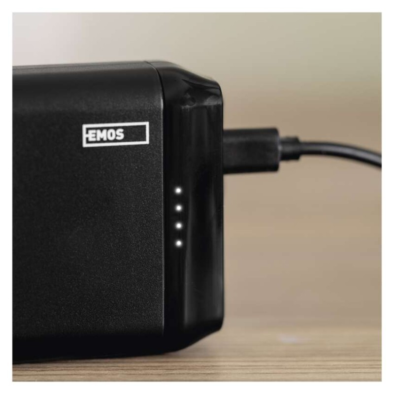 Power bank EMOS Alpha2 20, 20 000 mAh, 10 W, čierny
