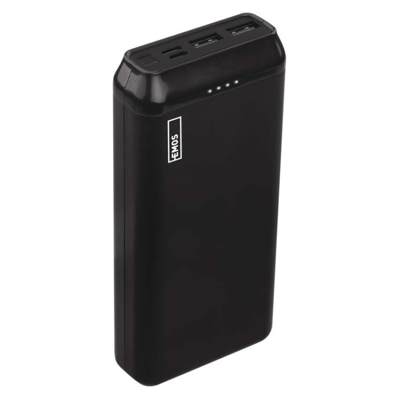 Power bank EMOS Alpha2 20, 20 000 mAh, 10 W, čierny
