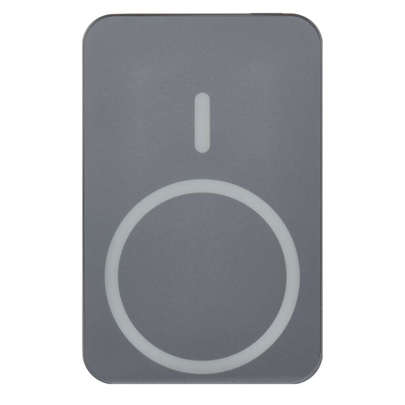 Bezvadu ārējais akumulators WI 1046, 10 000 mAh, 20 W, pelēks