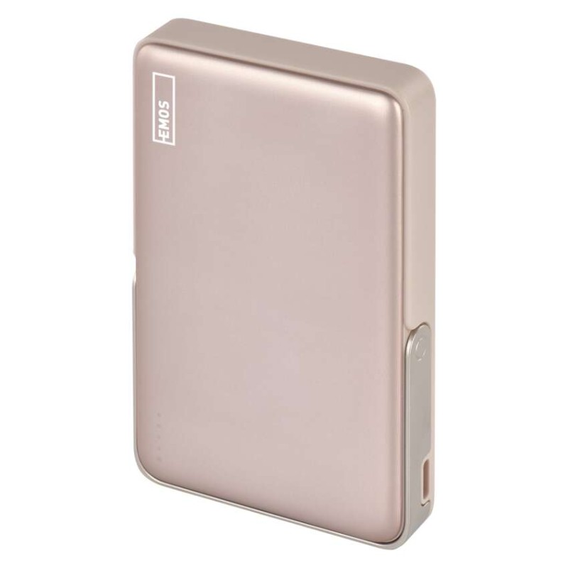 Powerbank EMOS WI 1031, 10.000 mAh, 20 W + wireless, Roségold