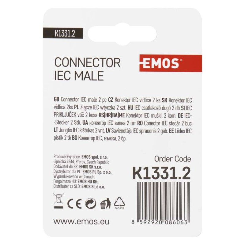 IEC Stecker, Schraubentyp direkt
