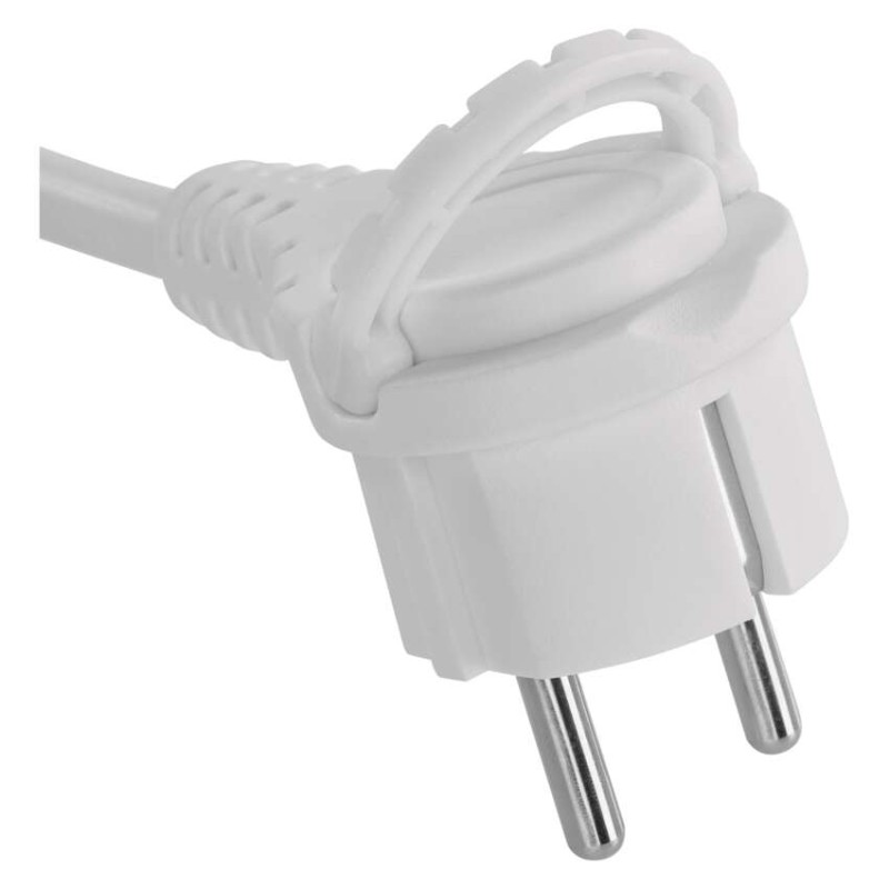 Przedłużacz 1,4 m / 2 gniazda + 2×USB-A+1×USB-C / biały / PVC / 1,5 mm2