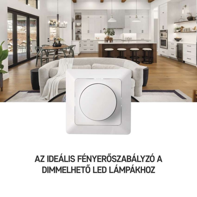 Triac 6. sz. fényerő-szabályozó szabályozható LED-izzókhoz
