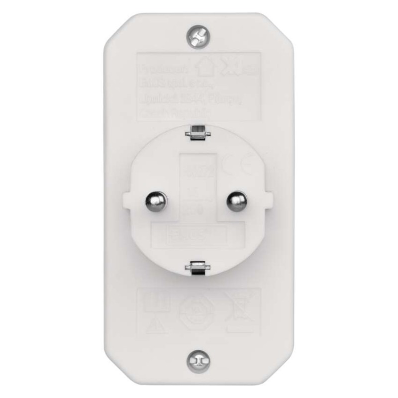 Mehrfachsteckdose, 2x Euro + 1x Schuko Steckdose, weiss