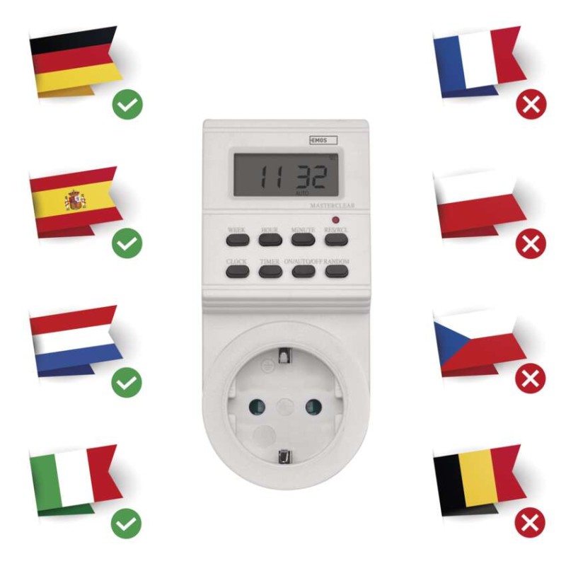#DIGITAL TIMER P5521N SCHUKO