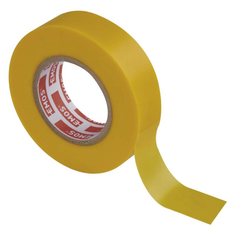 Isolierband PVC 19mm/20m Gelb, 10 Stk.