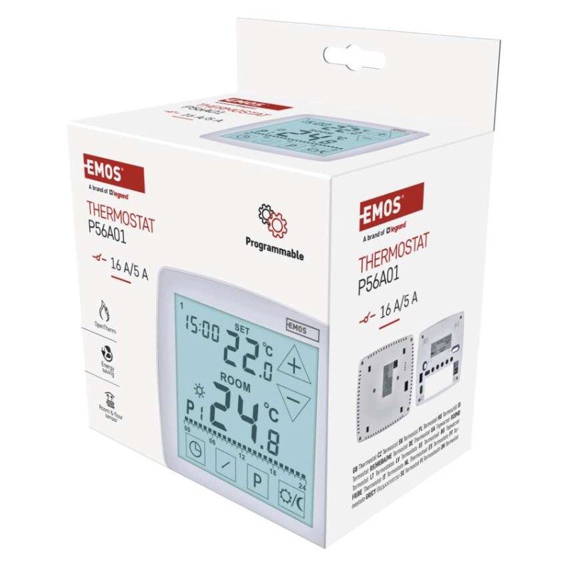 Vadu telpas termostats ar OpenTherm P56A01
