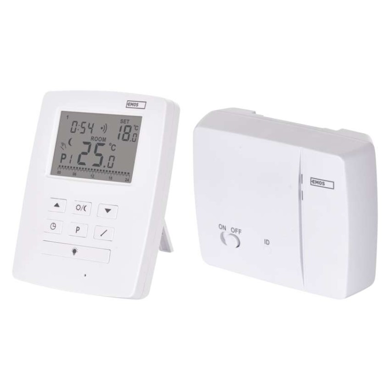 Termostat bezprzewodowy, pokojowy, programowalny z OpenTherm, P5611OT