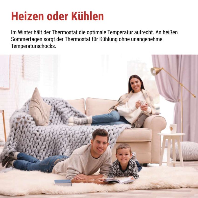 OpenTherm Raumthermostat P56A11, programmierbar, kabellos