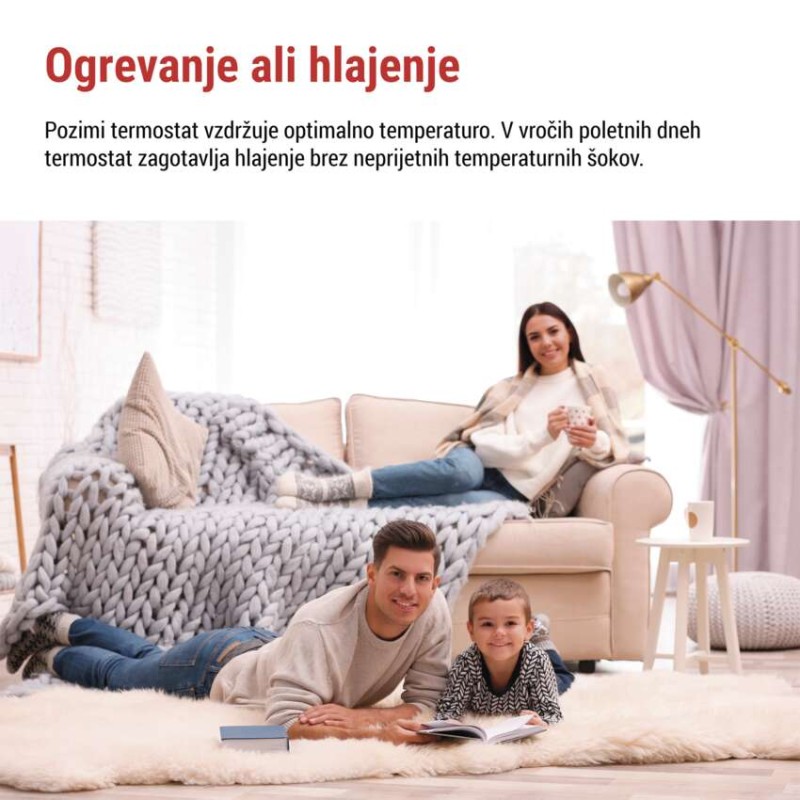 Sobni brezžični OpenTherm termostat P56A11 s programiranjem