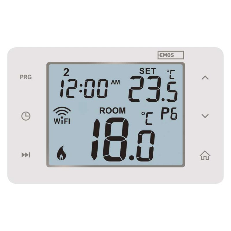 Inteligentny termostat pokojowy, przewodowy, GoSmart z WiFi, P56201