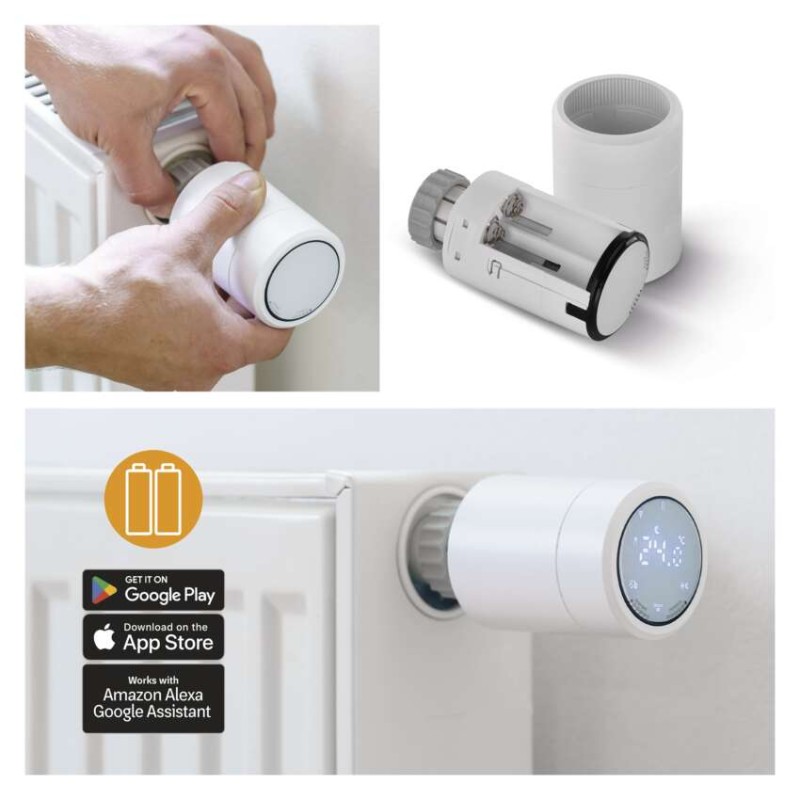 GoSmart Digitální termostatická hlavice P5630S ZigBee