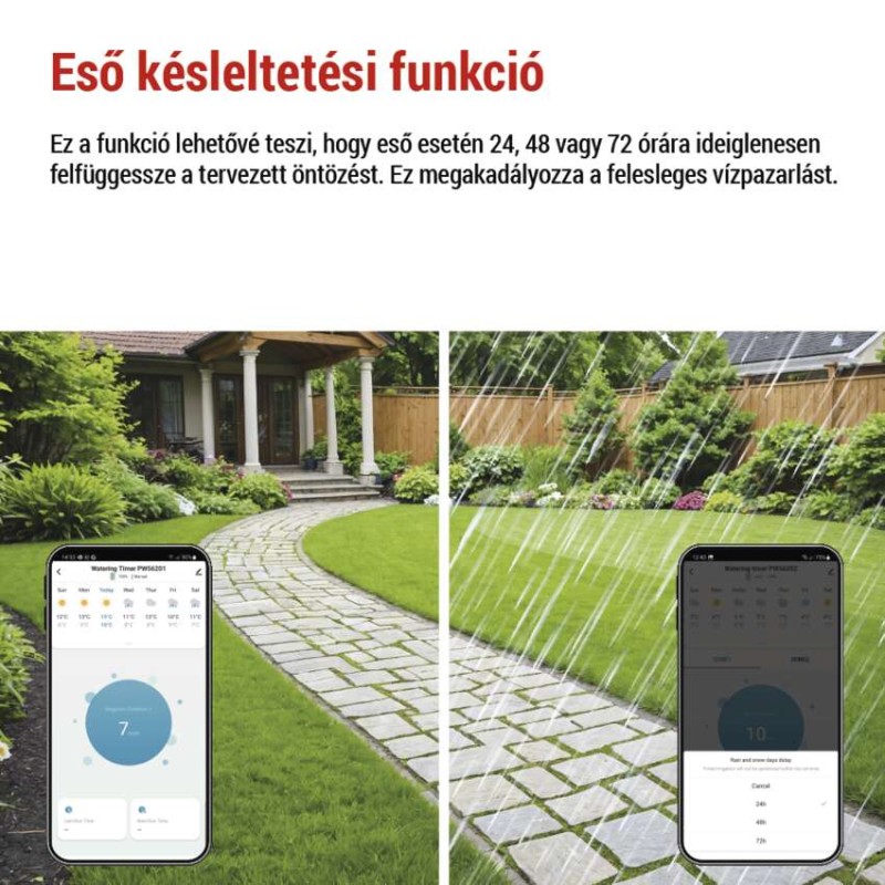 GoSmart öntöző időzítő, Bluetooth 5.0, 1 kimenet