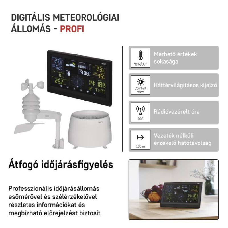 EMOS Meteorológiai állomás E6016