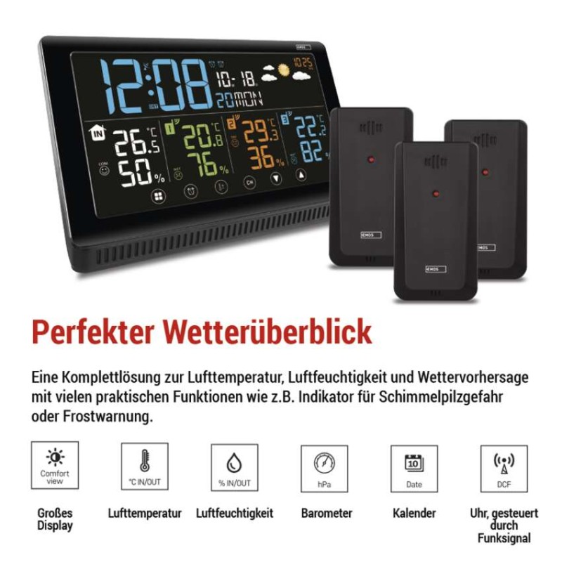 Drahtlose Wetterstation E8614