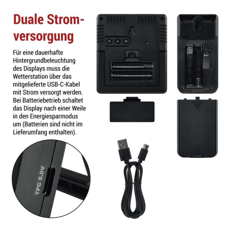 Drahtlose Wetterstation E8647N