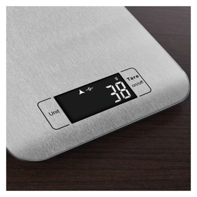 Digitale Küchenwaage EV012, silber