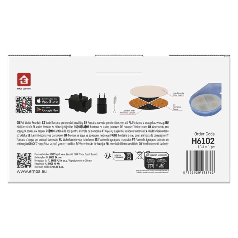 GoSmart Poidło PET CARE, 2,6 l, szary, Wi-Fi