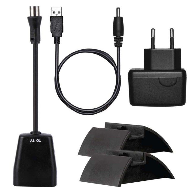 Anténa pokojová EM-300, 0–25 km, DVB-T2, DAB, filtr LTE/4G